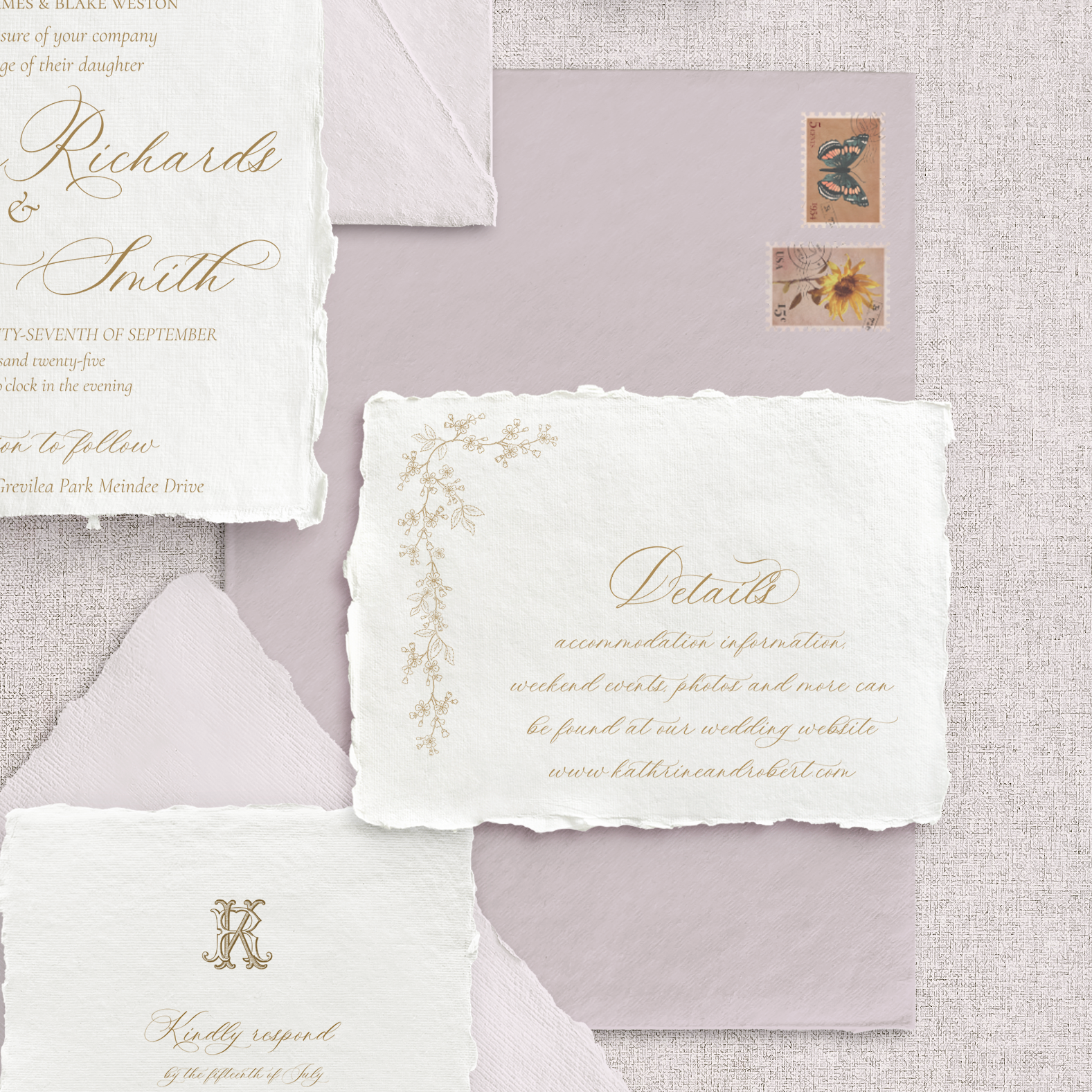 Katrine&#39;s wedding invitation