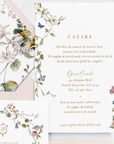 Invitația Whimsical Florals