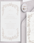 Oliver wedding invitation