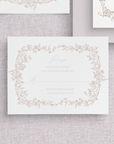 Oliver wedding invitation