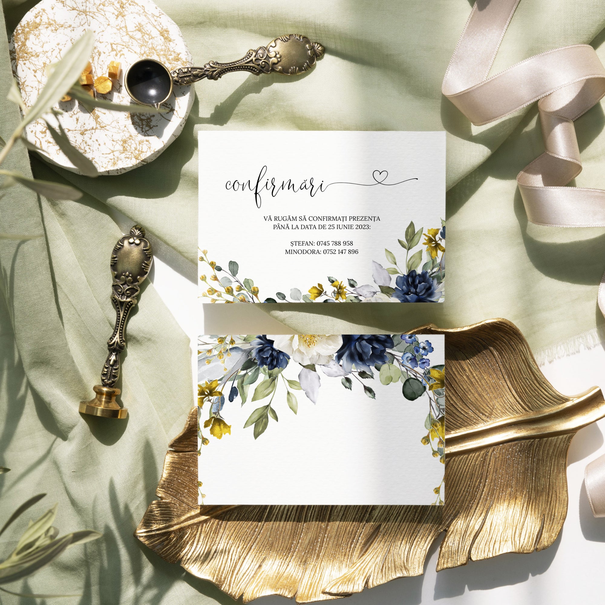 Confirmation card