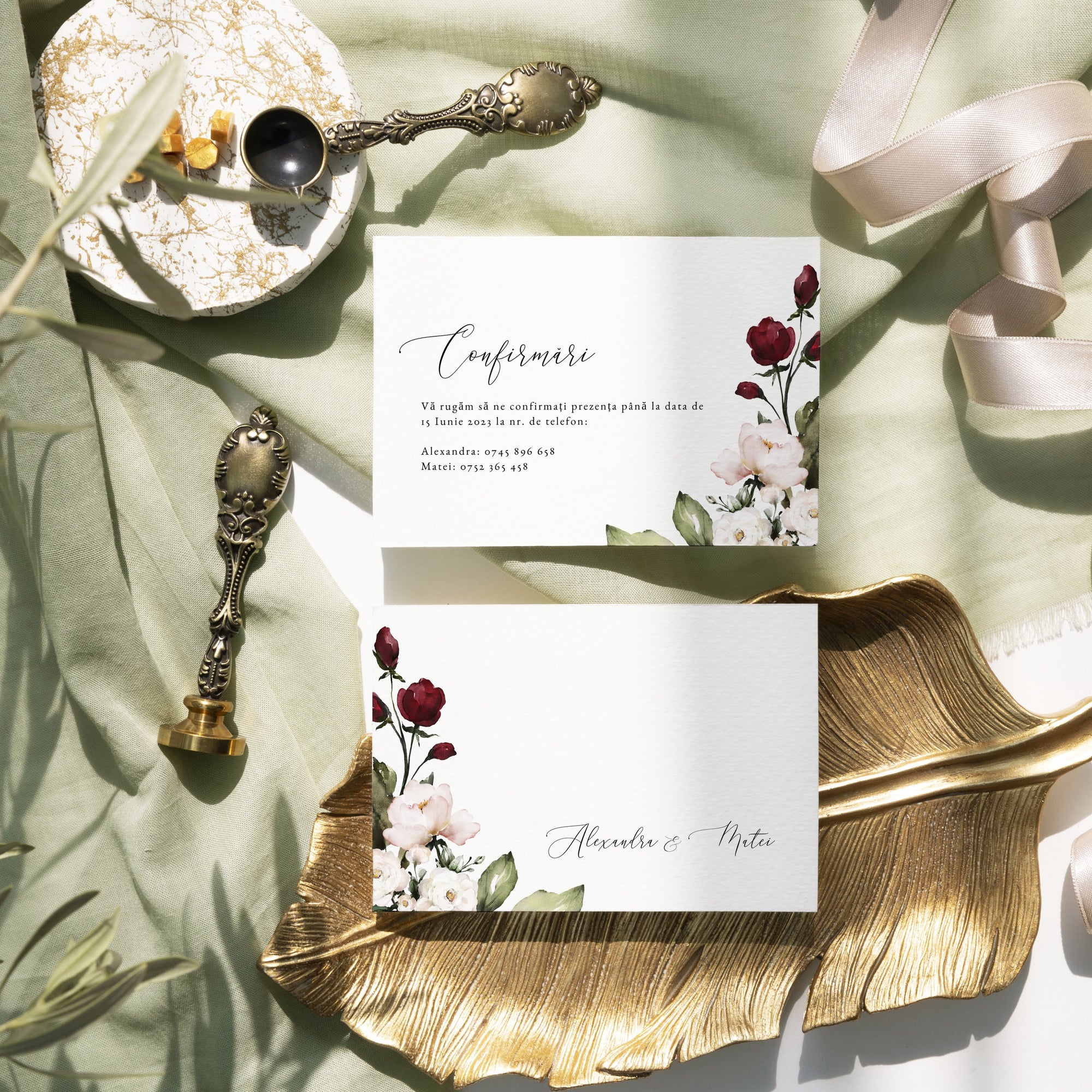 Confirmation card