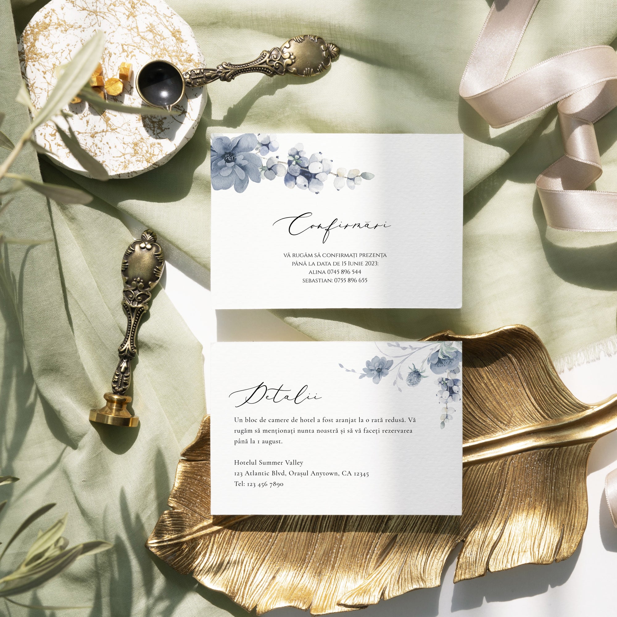 Confirmation card