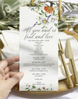 Invitatie nunta Floral Union