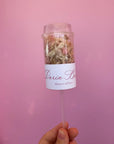 Confetti flori uscate romantic, set personalizat pentru nuntă și petreceri burlăcite cu design premium