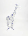 Figurină girafă plexiglas personalizată, decor masă zi de naștere tematică safari
