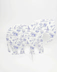 Decor masă botez plexiglas personalizat elefant, tematic safari 