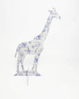 Decor plexiglas personalizat girafă pentru mese festive la botez