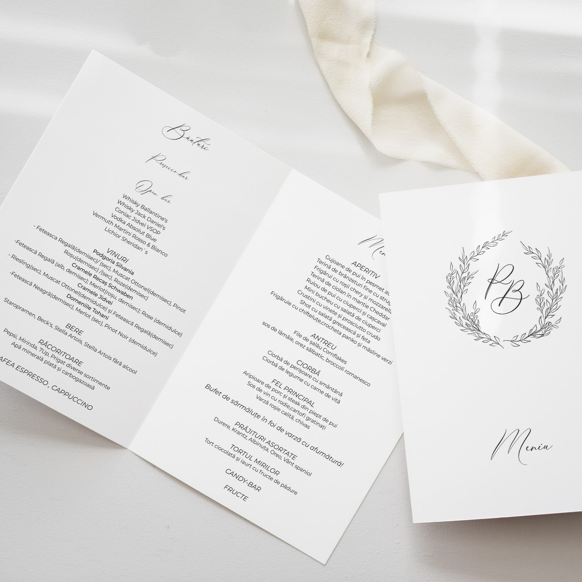 Book menu